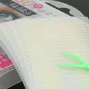 100 Pairs Olive Shape Invisible Double Eyelid Eye Tape Stickers - Nude