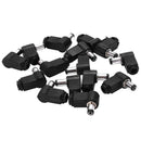 15Pcs Right Angle 5.5mmx2.1mm Male Plug to DC Power Cable Connector Z2C7