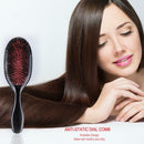 Beauty Massage Oval Comb Anti-static Boar Bristle Salon Hair Brush Combs