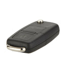 2 Buttons Flip Folding Remote Car Key Case Shell for Golf Passat Polo