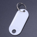 white portable plastic key fob key tag ID labels 20 pieces F1O3