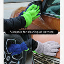 Microfiber Chenille Car Wash Glove Dust Cleaning Removal Mitt Water Absorption