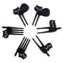 Lovely Lunch Box Bento Accessory Decor Black Cat Food Fruit Picks Forks 6pcs
