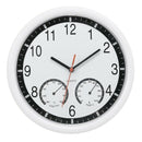 Quartz Stone Clock Silent Wall Clock Accurate Thermometer Humidity Indoor O J3O1