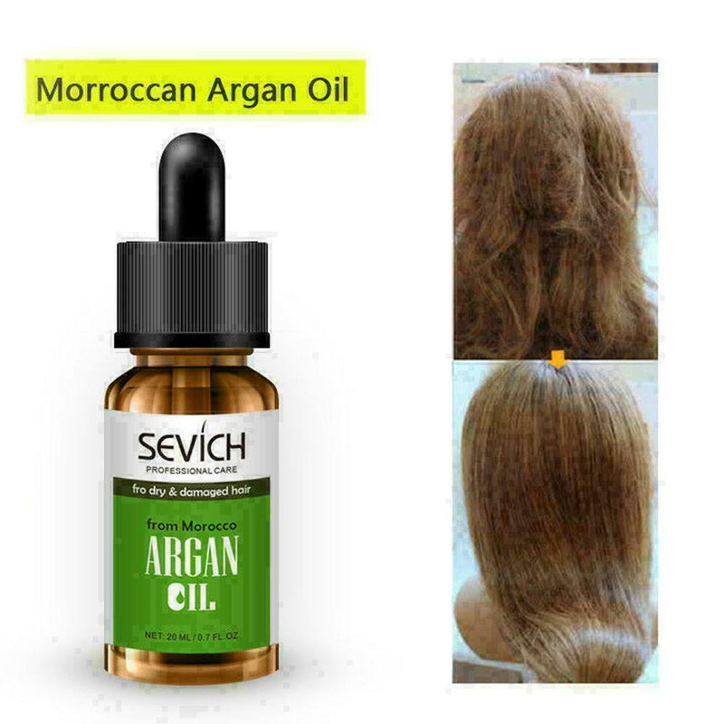 Sevich Organic Moroccan Argan Oil For Hair 100% Pure Healthy Treatment Hair U9O5