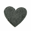 love heart reversible change color sequins sew on patches for clothes patch M.ES