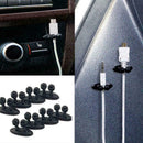 8* Car Charger Line Headphone/USB Cable Cord Car Clip Best Accessories Inte U6O6