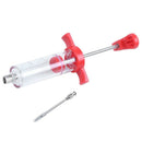 Marinade Red Injector Flavor Syringe Cooking Meat Poultry Turkey Chicken BB