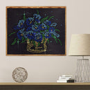 5D DIY Fluorescent Diamond Painting Flower Basket Cross Stitch Embroidery