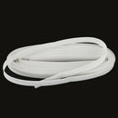 Ratio 2:1 7mm Dia White Polyolefin Heat Shrinkable Tube 6M 19.7Ft
