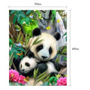 5D DIY Full Drill Diamond Painting Panda Cross Stitch Embroidery Mosaic Kit