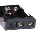 2x black plastic battery holder case wired for 3 x AAA 4.5v with lead wire N TO