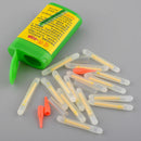 15pcs Fishing Fluorescent Lightstick Night Float Clip On Dark Glow Stick Lots