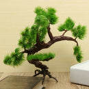 1xArtificial Plastic Bonsai Pine Tree Fish Tank Decors Aquarium Home Accessories