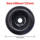 22mm Steel Wood Angle Grinding Wheel Abrasive Disc Angle Grinder (Black) A
