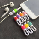 5Pcs earphone cable protector for earphones wire organizer cord protector3c