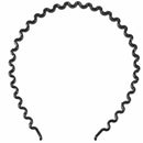 Women's Wear Plastic Black Wavy Hair Tire Hair Band