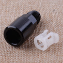 6AN to 5/16" Quick Connect Fitting Adapter Male to Female Push On EFI - Black hf