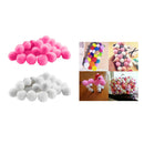 Lots 200x Soft Pompom Balls Plush Pom Poms Kids Card Making DIY Ornaments