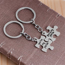 2pcs you are my person keychain letter puzzle key ring creativeï¼D