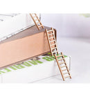 20 Pieces Micro Landscape Decor Wooden Ladder Ornament Garden DIY Crafts