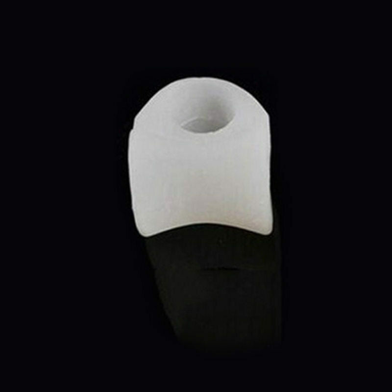 2x Toe Pad Bunion Gel Separator Overlap Silicone Corrector Pain Relief Fu OQV