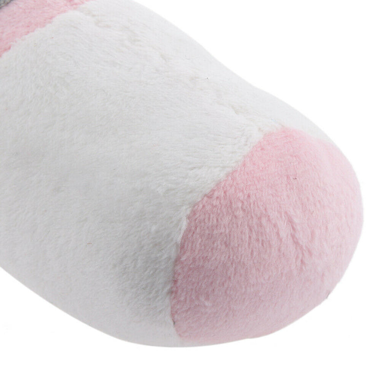 2 pcs NEW Tough Plush Squeaky Baby Bottle Toys Dog/Puppy/Cat Pets Supplies