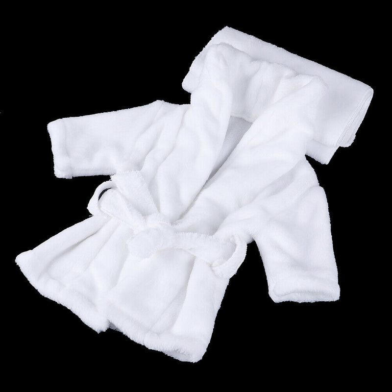 2Pcs/set Newborn baby photography props soft flannel scarf + bathrobes 0 Bj