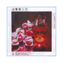 Red Wine Rose 5D Diamond DIY Painting  Kit Home Decor Craft