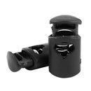 28 mm x 15 mm Cord Stopper Drawstring Stopper, Black, 20 Pieces K4I3