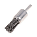 20mm wire knot end brush stainless steel with 1/4" shank for grinder   Z