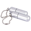 Fire Starter Capsule Flint Keychain Keyring Gas Lighter Match NO Fuel CampT TO
