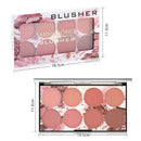 Miss Rose New 8-Color Facial Blush Powder Facial Contour Natural Moisturizi