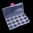 15 compartment transparent visible plastic fishing lure box fishing tackle box &
