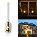 Solar Powered Candle Warm Light Wall Lamp Landscape Home Window Wall Light PRP