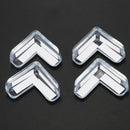 Desk Table Corner Right Angle Safety Cushion Pad Protector 4 Pcs Clear Z3T7