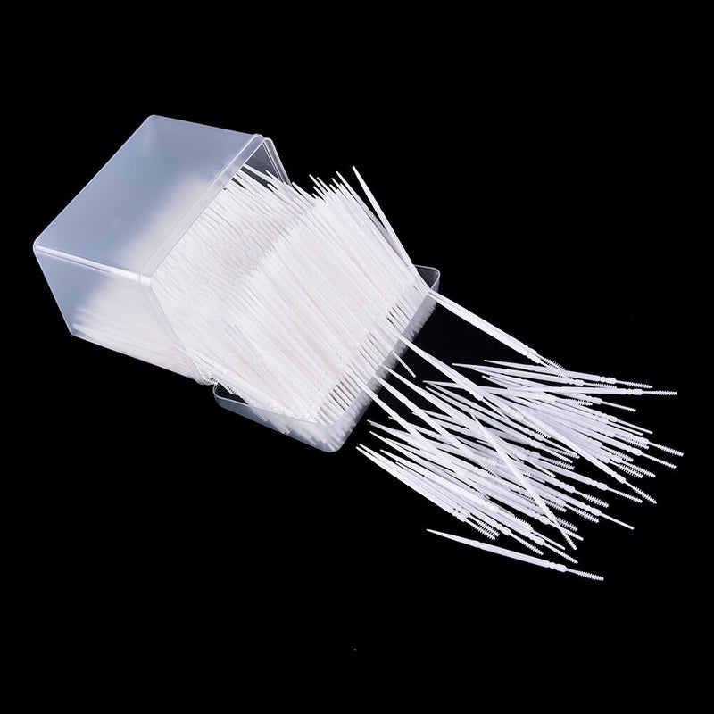 1100x Tooth Floss Head Hygiene 2 Way Dental Plastic Interdental Brush Toothpi.ES