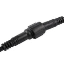 Male Female Plug 2 Pin LED Waterproof Connector Cable Black