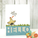 Word Hello Metal Die Cuts For DIY Scrapbooking Photo Album Decor Crafts  J~