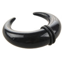 1 pair Acrylic Spiral Taper Flesh Tunnel Ear Stretcher Expander Buffalo Sna V3E7