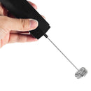 Electric Milk Frother Cappuccino Eggbeater Stainless Steel Latte Handheld Whisk
