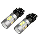 2pc 860LM White 27 LED Bulb Headlight Fog Light For Car Or Driving T25 2835