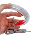 2Pcs Universal Soft Amber 9 SMD12V LED Car Rearview Mirror Indicator LampLight!E
