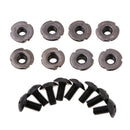 8 Pairs Inline Roller Skate Replacement Repair Mounting Screws Nut  Part