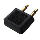 2 pcs Airline Airplane Earphone Headphone Headset Jack Audio Adapter 3.5mm