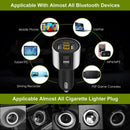 Handsfree Wireless Bluetooth4.2 Car Kit FM Transmitter Radio MP3 Player Dual USB