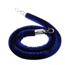 59Inch Velvet Rope Crowd Control Stanchion Post Queue Line Barrier Blue