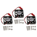 3Pack Cooling Fan 30x30x7mm Brushless CPU Cooler Fans +Heatsink for