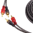 5m/16ft High Fidelity 2 Male to 2 Male RCA Car Stereo Amplifier Audio Cable