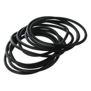 10 Pcs 60 mm x 3.1mm Black Silicone O Rings Oil Seals Gaskets E7R9